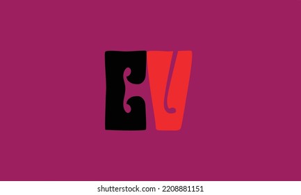 Alphabet Buchstaben Initials Monogram Logo C V .V C .C AND V.