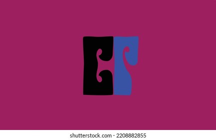 Alphabet letters Initials Monogram logo P N .P C .C AND P.