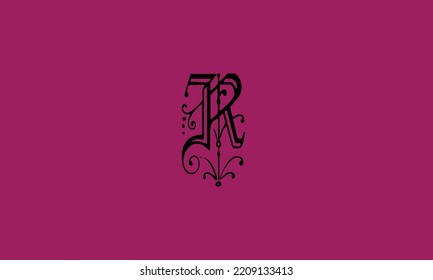 Alphabet letters Initials Monogram logo R.LITE GLOBE.