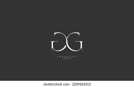 Alphabet Letters Initials Monogram Logo GG G