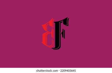 Alphabet letters Initials Monogram logo F.E.E.F F AND E
