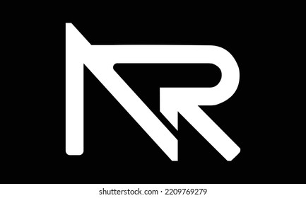 Alphabet Letters Initials Monogram Logo Nr Stock Vector (Royalty Free ...
