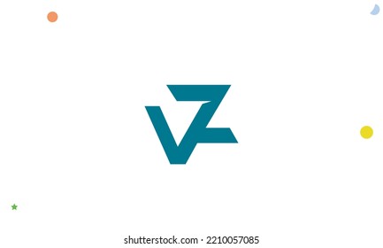 Alphabet letters Initials Monogram logo VZ, ZV, V and Z