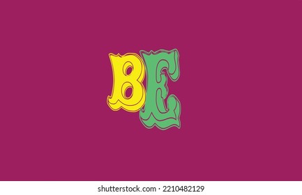 Alphabet letters Initials Monogram logo B E. E B B AND E.