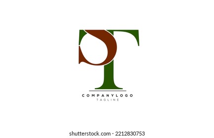 Alphabet letters Initials Monogram logo OT, OT INITIAL, OT letter
