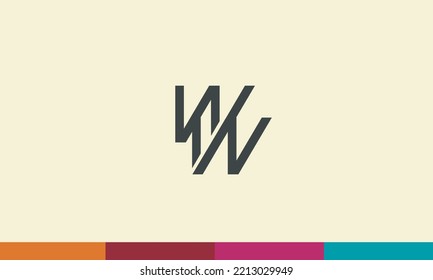 Alphabet letters Initials Monogram logo WW, W and W