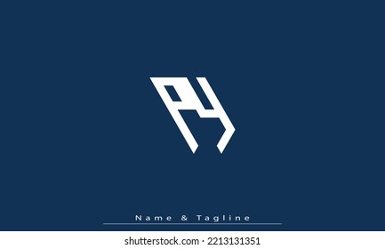 Alphabet letters Initial Monogram Logo PY, YP