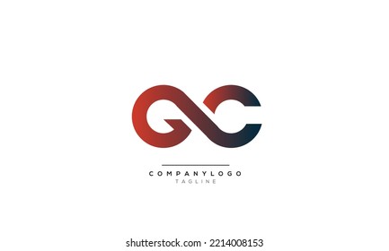 Alphabet letters Initials Monogram logo GC, GC INITIAL, GC letter