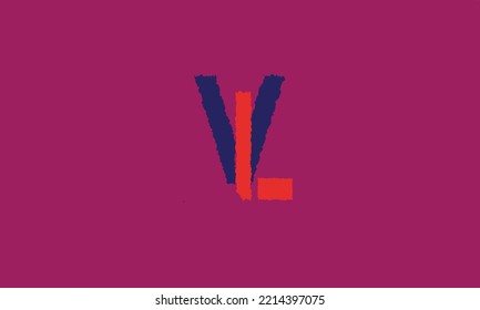 Alphabet letters Initials Monogram logo L V .V L L AND V