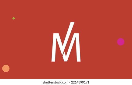 Letras alfabéticas Iniciales Logotipo Monograma NM, MN, N y M