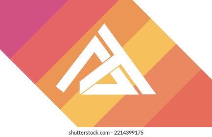 Alphabet letters Initials Monogram logo AH, HA, A and H