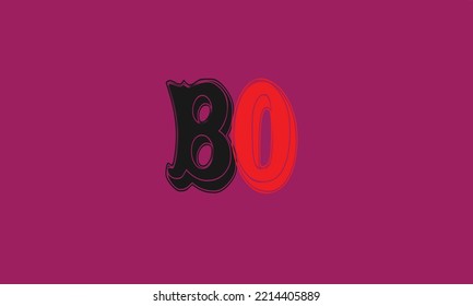 Alphabet letters Initials Monogram logo b o . o b b and o