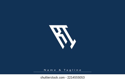 Alphabet letters Initial Monogram Logo RI, IR