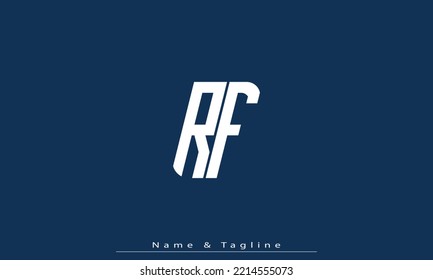 Alphabet letters Initials Monogram logo RF , FR