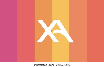 Alphabet letters Initials Monogram logo XA, AX, X and A
