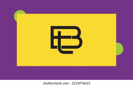 Alphabet letters Initial Monogram Logo BL, LB, B und L