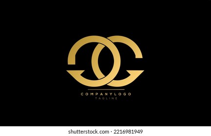 Alphabet letters Initials Monogram logo OO, OO INITIAL, OO letter
