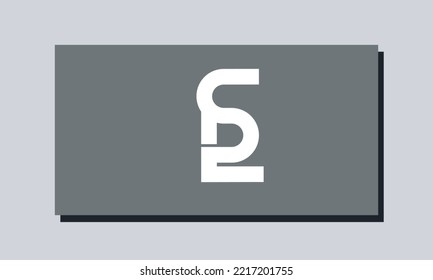 Alphabet letters Initials Monogram logo SL, LS, S and L