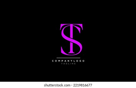 Alphabet letters Initial Monogram Logo TS,TS INITIAL,TS Brief