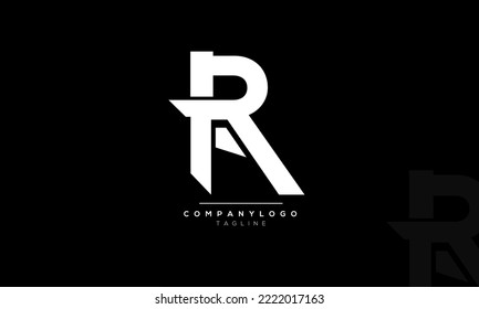 Alphabet letters Initial Monogram Logo RA, RA INITIAL, RA Letter