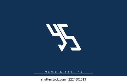 Alphabet letters Initials Monogram logo YS , SY