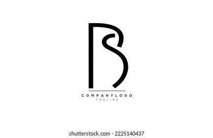 Alphabet letters Initials Monogram logo PS,PS  INITIAL,PS  letter