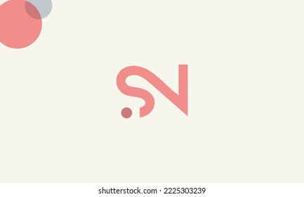 Letras alfabéticas Iniciales Logotipo Monograma SV, VS, S y V