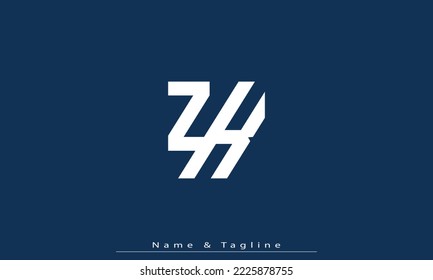 Alphabet letters Initials Monogram logo ZK , KZ