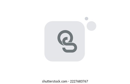 Alphabet letters Initials Monogram logo OS, SO, O and S