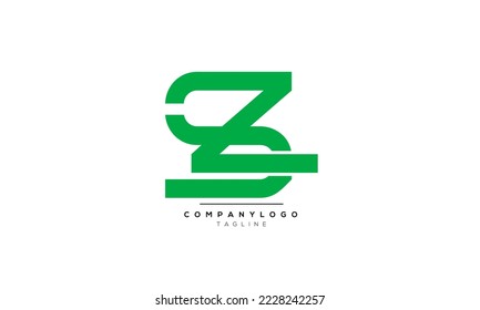 Alphabet letters Initials Monogram logo ZS,ZS  INITIAL,ZS  letter