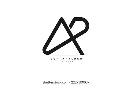Alphabet letters Initials Monogram logo AP,AP  INITIAL,AP  letter