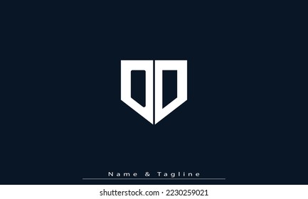 Alphabet letters Initial Monogram Logo OO
