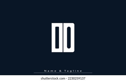 Alphabet letters Initials Monogram logo OO 
