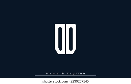 Alphabet letters Initials Monogram logo OO 