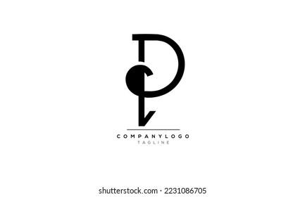 Alphabet letters Initials Monogram logo QP, QP INITIAL, QP letter