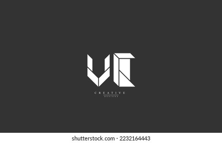 Alphabet letters Initial Monogram Logo VC CV V C