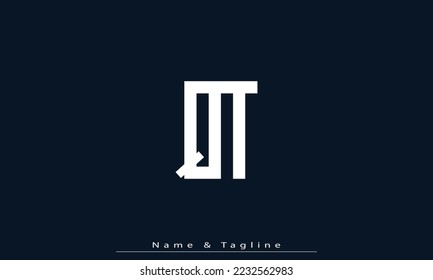 Alphabet letters Initial Monogram Logo QT , TQ