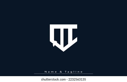 Alphabet letters Initials Monogram logo QI , IQ