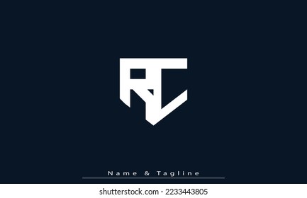 Alphabet letters Initials Monogram logo RC , CR