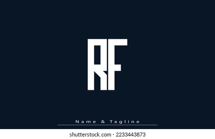 Alphabet letters Initials Monogram logo RF , FR