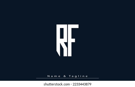 Alphabet letters Initials Monogram logo RF , FR