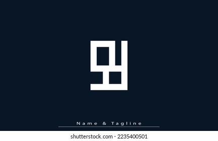 Alphabet letters Initials Monogram logo SY , YS