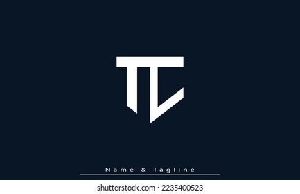 Alphabet letters Initials Monogram logo TC , CT