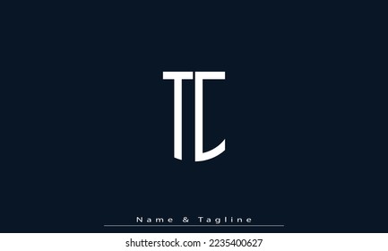 Alphabet letters Initials Monogram logo TC , CT