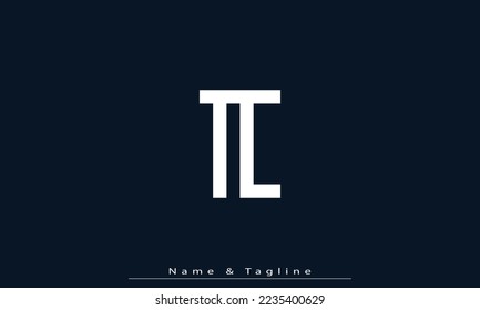 Letras alfabéticas Iniciales Monograma TC , CT