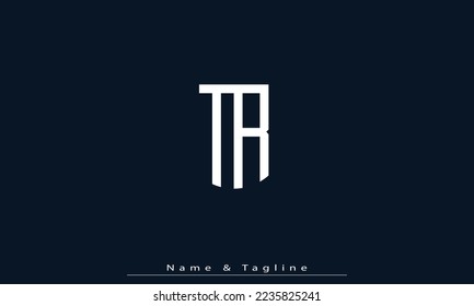 Alphabet letters Initials Monogram logo TR , RT