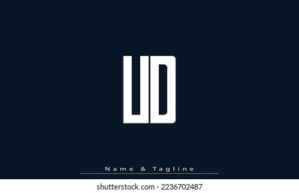 Letras alfabéticas Iniciales Monograma TD , DT
