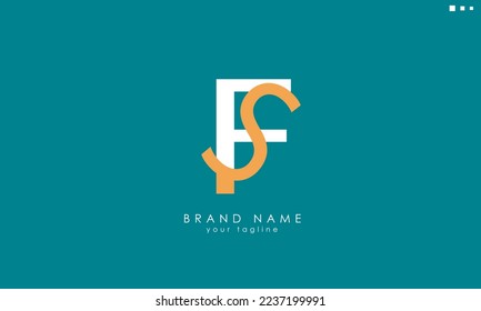 Alphabet letters Initials Monogram logo FS, SF, F and S
