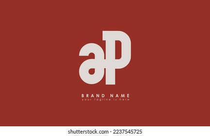 Alphabet letters Initial Monogram Logo AP, PA, A und P