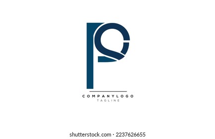 Alphabet letters Initial Monogram logo PO, PO INITIAL, PO letter